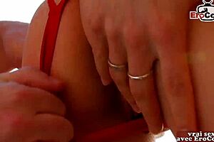 French mature fuck in the field with her small tits and huge assautoplay