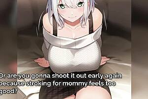 Femdom spiritjoi guides you through a titjob and jerk off instruction game
