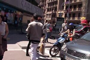 Unusual sex in a group, where people dominate and restrain others