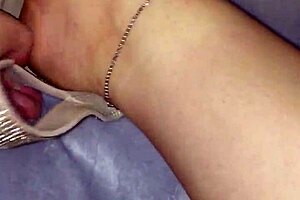 While teasing the cock, Camgirl wears high heels and then has her feet touched and massaged with cream