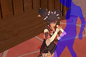 Japanese anime porn game: Xinyan's hardsex adventure