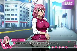 Quench your thirst for big dick hentai with this futa secretary video