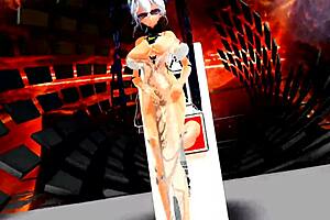 MMD animated dance Hentai waist swing 