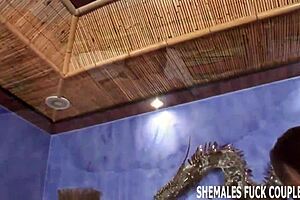 Watch, This bisexual shemale has a big cock, and that’s why this scene will give you the ultimate pleasure!