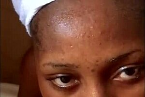 Black lady and big tits – African; oral sex – blowjob; analingus