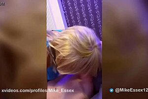 Pauline a transsexual lady endowed with big tits takes Mike’s huge dick at a party during this adult movie