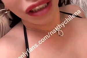 Husband does not spare a wife, roughly enters and pours milk into his wife’s ass