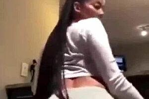 Collection of big booty Latinas twerking with toys