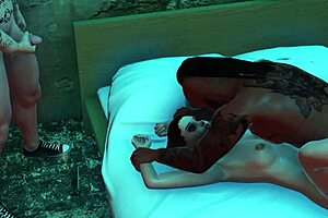 An anal and vaginal encounter with two men and one woman