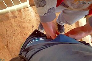 Teen MILF solo masturbation outdoor play