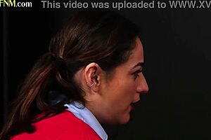 Three sorority sisters show their professor they are skilled at oral skills