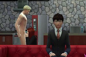 However, Ginny had a secret booty call with Draco on the trailer - Animated Hentai