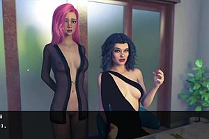 3D hentai video with intense anal sex and face cumshot