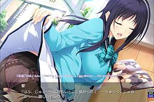 Erotic encounter in a visual novel: The Lingerie And Licking Scene