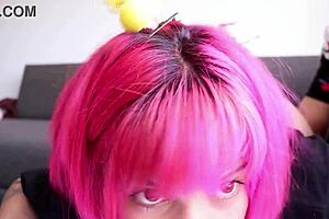 Toys, vlog and blowjob session with a little European babe