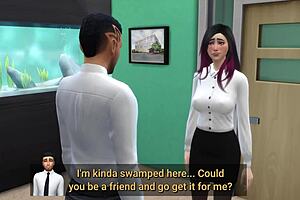 Japanese office worker verbally assaulted and harassed - Novan ddsims