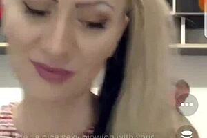Tongue Twisting visualiser full HD webcam video of a