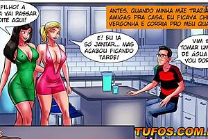 An opinionated nerd’s boy educates a sexual faced middle aged beautiful woman in ladies washroom