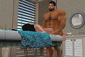 Get a sensual massage of a huge member for the incredibly beautiful and attractive Hunk Heyward