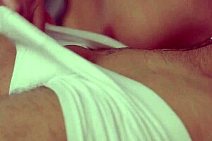 A beautiful young lady has intimate moments with her sexually potent manbook in a missionary style