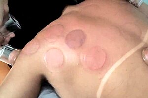 MILF agrees to femdom when massaging and performing blowjob