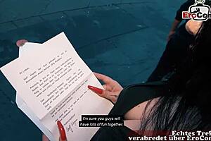 Two German amateurs try anal toys during sex on send video