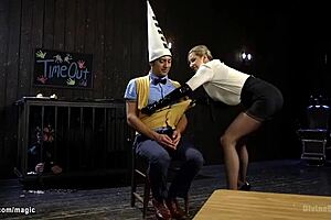 Juicy analfisting and dildo penetration in BDSM clip