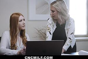 Mr. controls milf slaves by using BDSM and oral sexตรว 19. The mommy mistress masterfully controls the subs and dominates them with BDSM and sucking
