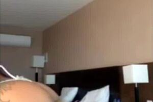American wild anal: Morena gives her anus a good pounding with a rabbit plug