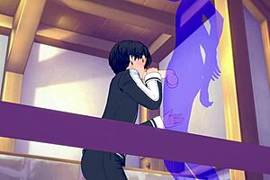 Cartoon gay porn: Kirito creampies with a breakdown, and fairly often, in his journey