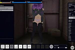 Fetish roleplay by mocked out maid showcases her skills
