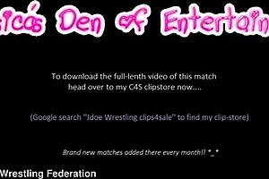 Jessica Morgan and Tammy Sloane face Jess West and Charlotte Anderson in underwear wrestling with diaper finish.All the sex wresting bouts are provided to you in full length for hours of unlimited fun