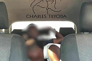 A rough ride in a car for passionate coy