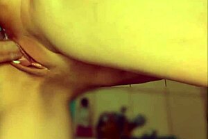 An adult POV perspective of a wet naked beauty getting her twat stuffed