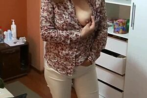 Gathering of sex scenes with big-titted slut who loves to show off her mellons