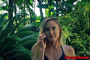 Sensual babe heard over her body being punished in violent sex encounter