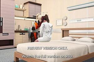 Celebrity hentai: Steamy 3D cartoon Overwatch D.Va and Mercy