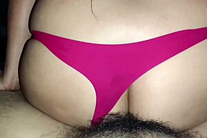 After gathering, amateur couple gets wild in sex
