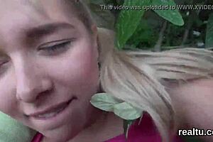 An attractive young woman from the Czech Republic gets approached while shopping and is then physically threatened and filmed from her point of view