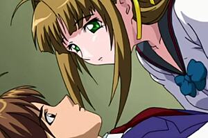 Sensual scenes that involve school girls drawn in comical manner