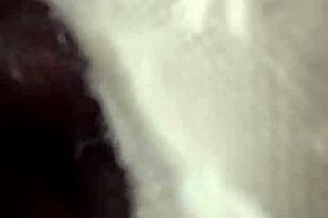 She has her ebony beauty filled with cum