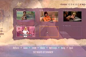 In an experience Hentai game, satisfy an experienced aunt in taboo