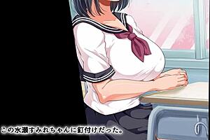 Japanese animation busty girl crush her dreams