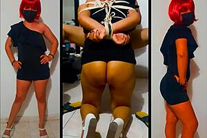 The picture of a drunk prostitute tying and dominating her client