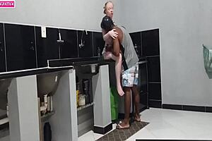 Sensation 1on1 with Well endowed friend in the kitchen