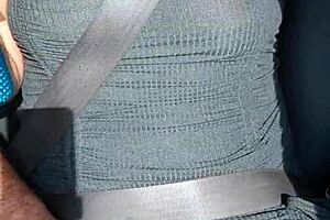 Husband wife truck couple love making couple moments car stop on the road