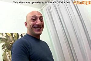 A hot white girl with a nice looking pussy likes to be rode hard in her ass