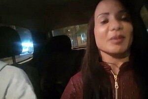 The first hot lesson for horny driver is in the hands of Bianca Naldy and finishes with blow job