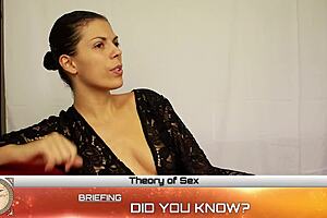 How It Works Theories blogger Julia V. E. explains the theory of sex positions with the help of a lingerie-filled video