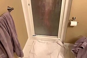 Wet and wild: A live contact with a showering slut